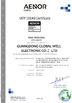 LA CHINE Global Well Electronic Co., LTD certifications